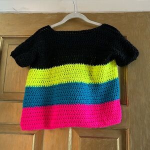 Crochet tshirt sweater